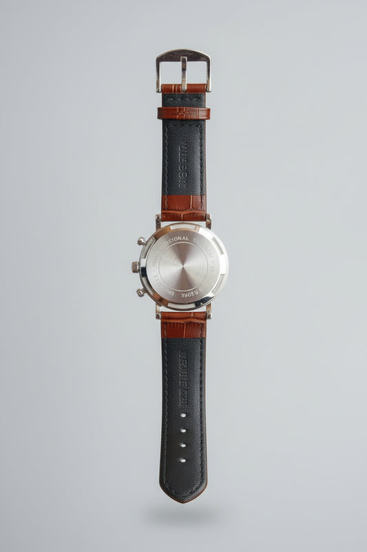 Classic Chronograph Leather Watch