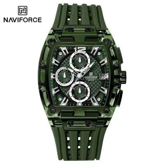 Tonneau-Case Chronograph Watch