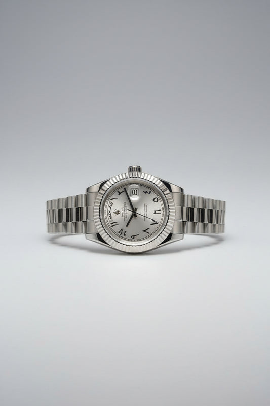 Fluted-Bezel Dress Watch